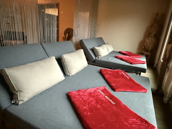 Daybed im Saunabereich